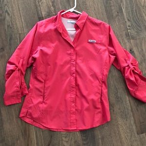 NWOT Pink Columbia PFG size M